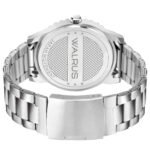 Walrus E Series Silver Dial Wrist Watch For Men With Day Date Function & Artificial Chronograph Display