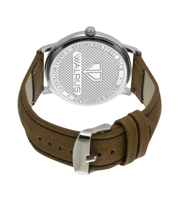 Walrus Multicolor Dial Analog Leather Strap Wrist Watch For Men