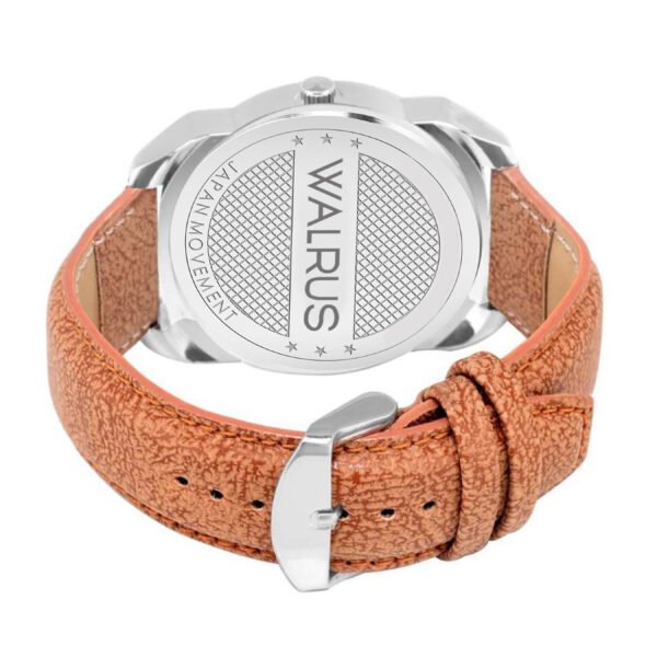 Walrus Invictus II Series White Dial Wrist Watch For Men With Day & Date Function