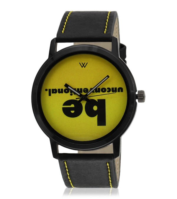 Walrus Multicolor Dial Analog Leather Strap Wrist Watch For Men