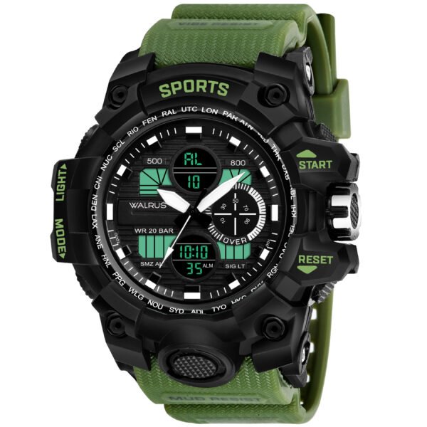 Walrus Black Analog Digital Wrist Watch For Men