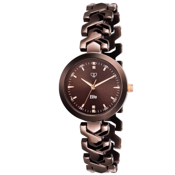 Walrus Elite VIII Series Brown Premium Wrist Watch For Women