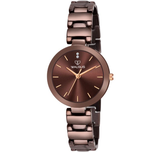 Walrus Elite XVIII Series Brown Dial Premium Wrist Watch For Women