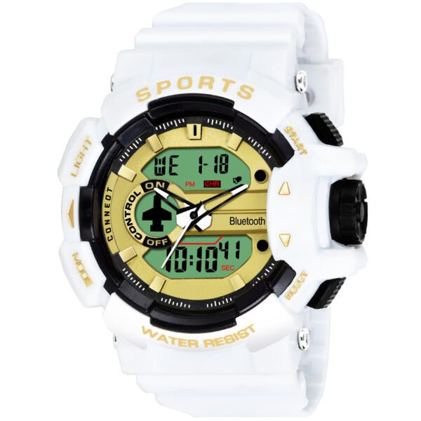 Walrus White Analog Digital Wrist Watch For Men
