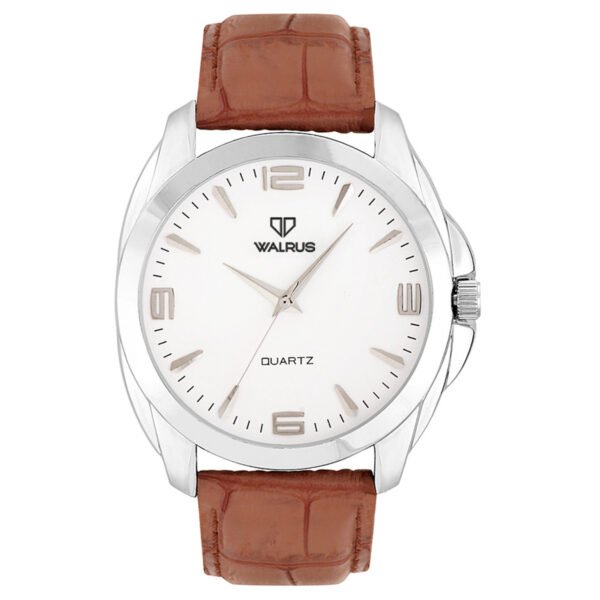 Walrus Diplomat II Series White Dial Wrist Watch For Men
