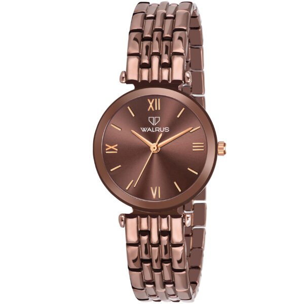 Walrus Elite XVII Series Brown Dial Premium Wrist Watch For Women