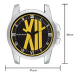 Walrus Cult Series Black Dial Wrist Watch For Men