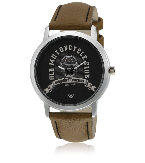 Walrus Multicolor Dial Analog Leather Strap Wrist Watch For Men