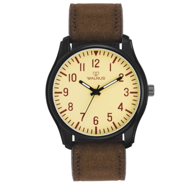 Walrus Cult IV Series Ivory Dial Wrist Watch For Men