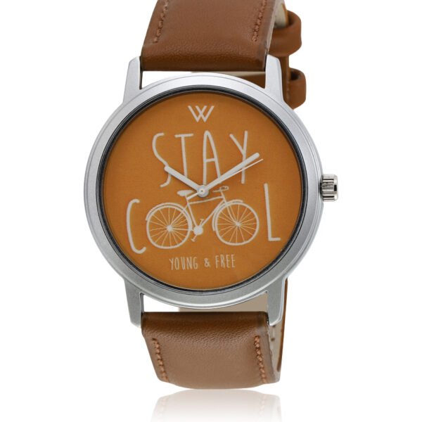 Walrus Multicolor Dial Analog Leather Strap Wrist Watch For Men