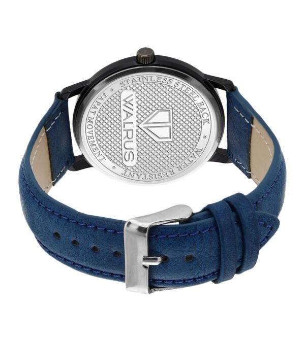 Walrus Multicolor Dial Analog Leather Strap Wrist Watch For Men